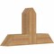 Ekena Millwork Portland Timber Gable Bracket, Western Red Cedar, 36"W x 19"H x 5 1/2"D x 5 1/2"F, 13/12 Pitch GBW036X19X0606POR00SWR - alternate 3